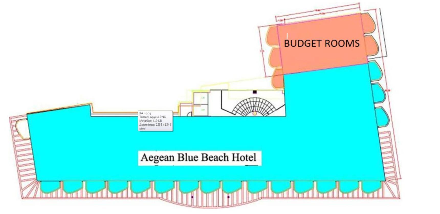 Aegean Blue Beach Hotel Nea Kallikrateia Eksteriør bilde
